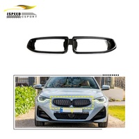 G42 Série 2 Pré-imprégné Carbone Sec Noir Brillant Grille Avant Garnitures de Calandre 2021-2022 pour BMW