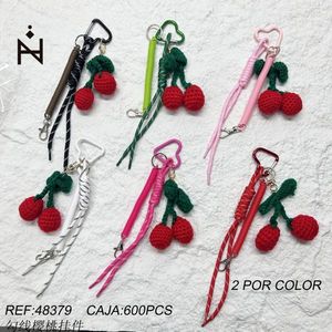 Portachiavi con Ciondolo a Fiore di Ciliegio, Decorazione per Cellulare, 2 Pezzi per Colore - Product Image 2