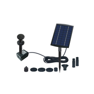 Solar Water Pump 8Mm Discharge Port Centrifugal Garden Fountain With Led Light Solar Powered Outdoor Landscape Water Feature - Product Image 2