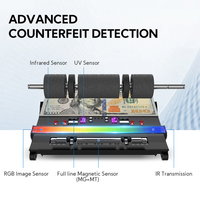 Compteur de billets de banque sous vide, mini machine de comptage mixte