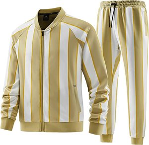 OEM Men's Casual Long Sleeve <b>Tracksuits</b> Customized Eco-Friendly Jogging Sweat Suit Sets Track Jackets Pants for Spring Season - Product Image 4