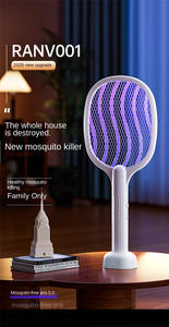 New Gen 2-in-1 Electric Mosquito Zapper | 5-Layer Safety Design Light Wave Luring Electric Shock Eco-Friendly Long <b>Battery</b> - Product Image 2