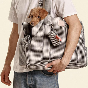 OEM Logo Lightweight Pet <strong>Carrier</strong> with Poop Bag Holder Puffy Pet Tote Travel Bag for <strong>Puppy</strong> Portable Cat <strong>Carrier</strong> Bag - Product Image 2
