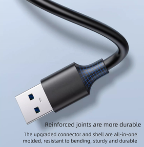 Cavo di prolunga USB 3.0 lungo da 5 Gbps, da maschio a femmina, compatibile <span class=keywords><strong>con</strong></span> webcam, visori VR, stampanti, dischi rigidi, colore nero - Product Image 3