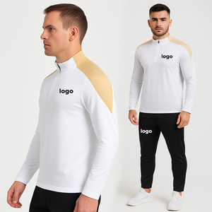 ชุดวอร์มเล่นฟุตบอลสำหรับผู้ชายชุดวิ่งออกกำลังกายแบบแห้งเร็วชุดเล่นฟุตบอลแบบกำหนดเอง - Product Image 1