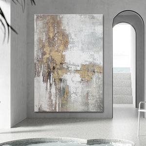 Marco moderno nórdico 100% hecho a mano sin marco cuadro <span class=keywords><strong>de</strong></span> arte <span class=keywords><strong>de</strong></span> pared decorativo lienzo <span class=keywords><strong>de</strong></span> arte abstracto pintura <span class=keywords><strong>al</strong></span> óleo acrílica fácil - Product Image 2
