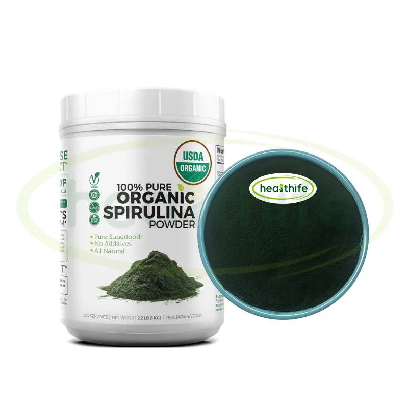 Healthife OEM integratori di alghe Spirulina organica estratto in polvere