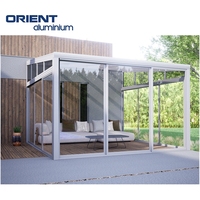 Autonome personnalisé Aluminium Double Verre Trempé Solaires Maison d'été Préfabriqué Hiver Jardin Chambre Casa Solarium