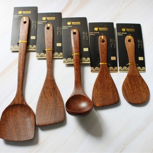 Wooden Spoon Set 5 Pieces Chicken Wing Wood Craft Spoons For Cooking Utensils - Product Image 4