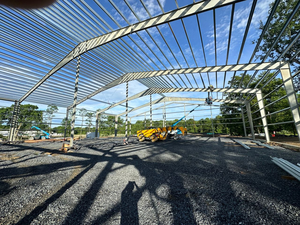 定制设计预制棚钢结构仓库车间工业建筑单体两层钢结构 - Product Image 2