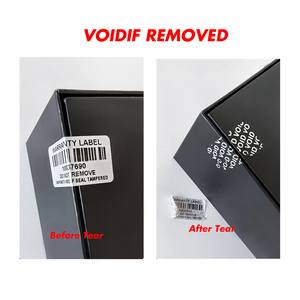 Tùy chỉnh thiết kế VOID an ninh con dấu Làm xáo trộn hiển nhiên Stickers Scratch-OFF an ninh cho điện thoại di động & máy ảnh - Product Image 5