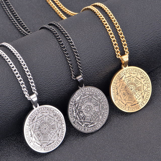 Seven Angels Magic Array Pendant Religious Totem Rune