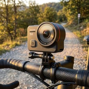 Caméra d'action WiFi Viran V10 5K avec stabilisation électronique de l'image (EIS), étanche, écran tactile, pour vélo électrique, vidéo, photo, sports, karting - Product Image 1