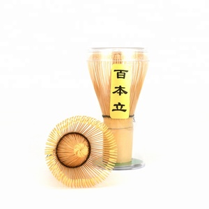 Authentique Matcha bambou fouet Laser gravure Logo fait à la main matcha <span class=keywords><strong>besen</strong></span> set 100 dents bambou Matcha mousse - Product Image 1