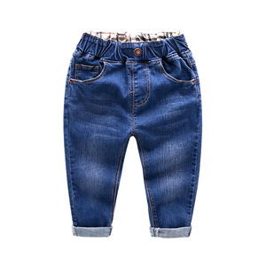 Coreano dei jeans dei capretti dei vestiti dei bambini all'ingrosso boutique di abbigliamento set di indumenti per bambini pantaloni <span class=keywords><strong>da</strong></span> cowboy - Product Image 4