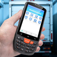 Terminal mobile portable Android robuste pour usine, PDA de voiture avec lecteur de codes-barres 1D 2D QR, certifié CE RoHS CCC