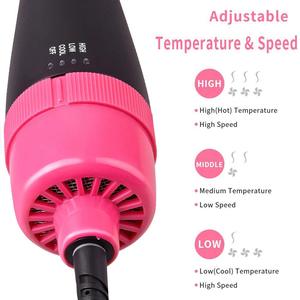 Brosse chauffante 4-en-1 pour coiffure professionnelle : Lisseur, sèche-cheveux et brosse à air chaud volumisante en une seule étape - Product Image 2