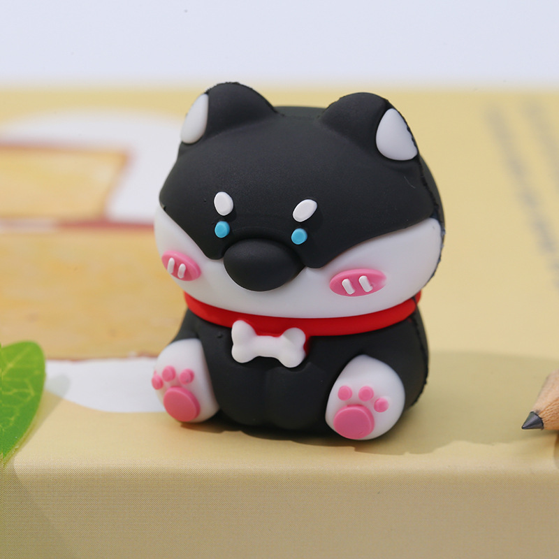 Shiba inu noir-35328cm-sans emballage