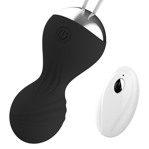 A Jumping <b>egg</b> <b>remote</b> <b>control</b> with 10 frequency for female vaginal dumbbell contraction exercise masturbation device wholesale - Product Image 2