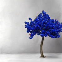 Arbre à fleurs artificiel personnalisable résistant aux UV pour la décoration commerciale des hôtels