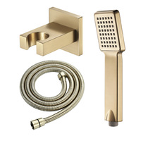 Kit de pommeau de douche à main chromé moderne avec douchette pour salle de bain, accessoire de robinetterie
