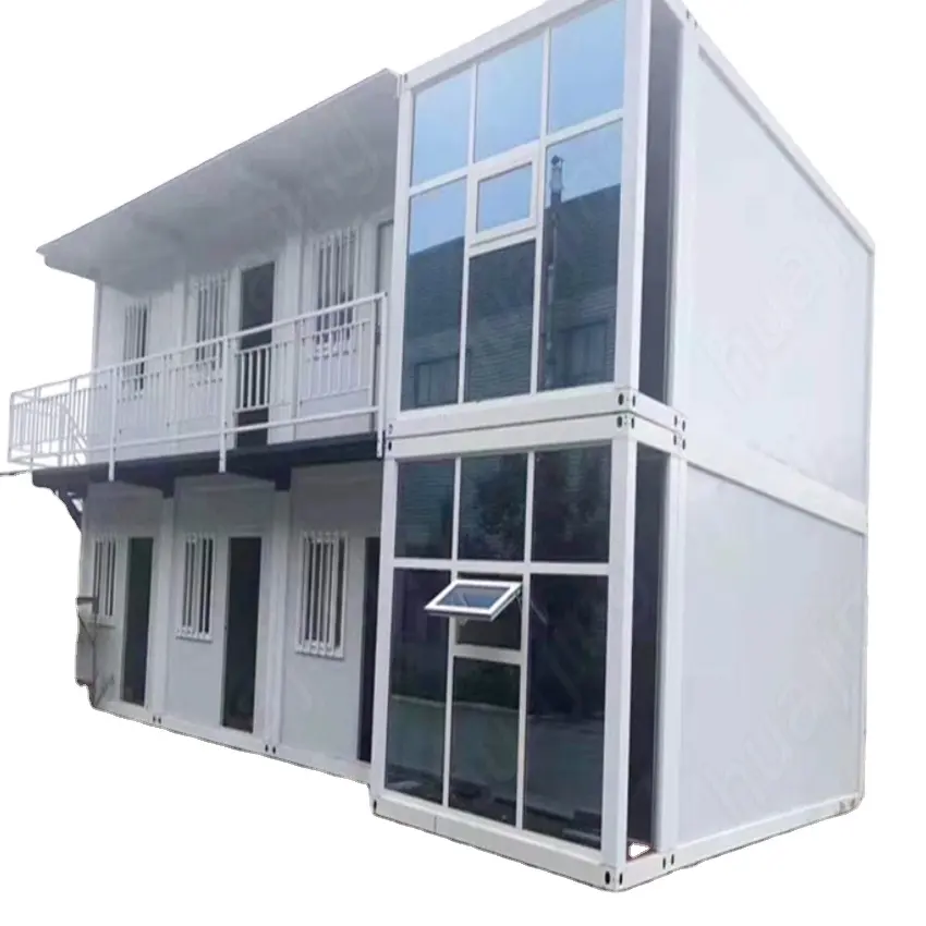 Progetto di costruzione modulare spedizione stoccaggio carico fabbricato in metallo piccolo prefabbricato Flat Pack prefabbricato Container House