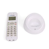 Telepon DECT Nirkabel Set Telepon DECT Tanpa Kabel dengan Konektor RJ11 untuk Kantor