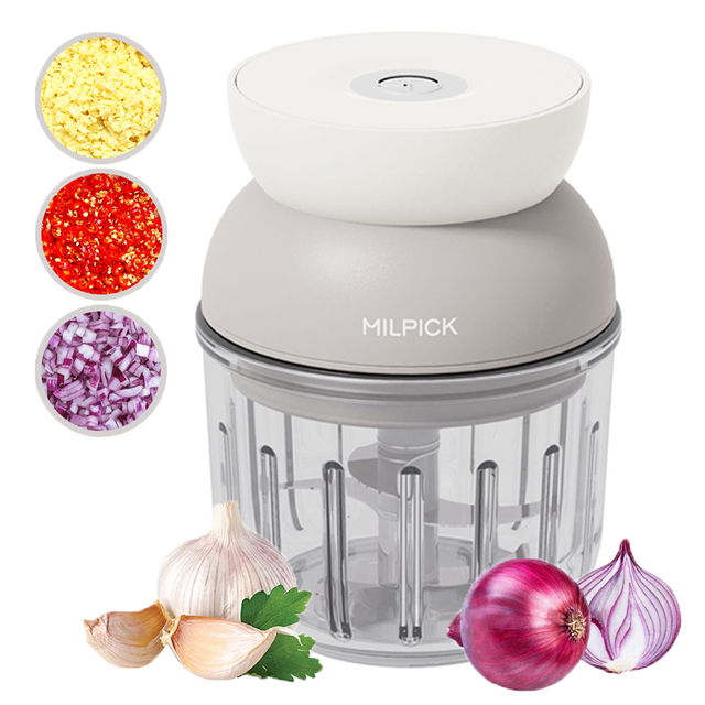 Household Appliances Multi Function Kitchen 300ml Glass Bowl Garlic Slicer Blender Electric Mini Onion Chopper