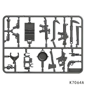 Moc WW2 مسدسات سلاح عسكري عسكري كتل بناء صغيرة شخصيات طوب SWAT ديي بناء كتل بندقية نموذج مجموعة سلاح - Product Image 2