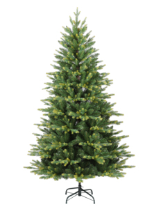 Nouveau design 2026 – Arbre de Noël artificiel floqué en PE/PVC pré-éclairé, le plus populaire, de 1,5 à 3 m, entièrement en PE avec lumières LED - Product Image 2