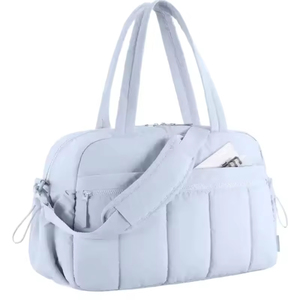 <span class=keywords><strong>Sac</strong></span> <span class=keywords><strong>de</strong></span> <span class=keywords><strong>voyage</strong></span> matelassé personnalisable pour femme, grand <span class=keywords><strong>sac</strong></span> fourre-tout à bandoulière avec séparation sec/humide, idéal pour la gym - Product Image 5
