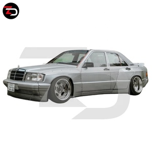 <span class=keywords><strong>Prix</strong></span> d'usine Kit carrosserie style Rocket Bunny avec lèvre avant, jupes latérales, extensions d'ailes et aileron pour modèle Benz <span class=keywords><strong>190E</strong></span> W201 1982-1993 - Product Image 6