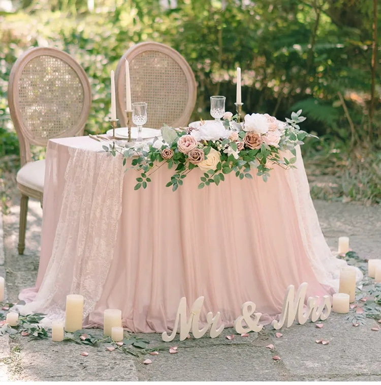 1.6*2m Wedding Decoration Tulle Roll Crystal Organza Sheer Fabric For Birthday Party Backdrop Wedding Chair Sashes Decor Yarn