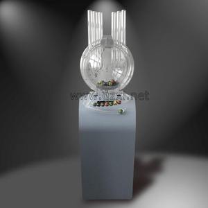 Machine à tirage de billets de loterie Airmix <span class=keywords><strong>Bingo</strong></span> personnalisée à Guangzhou, grande machine à tirage de billes de ping-pong, machine à tirage de billes de loterie chanceuses en vente - Product Image 4