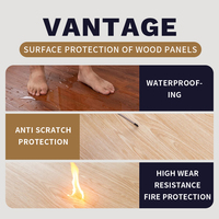 Plancher stratifié SPC à clic imperméable et ignifuge JIABAO 6 mm pour usage intérieur dans les villas, les sites sportifs et les immeubles de bureaux