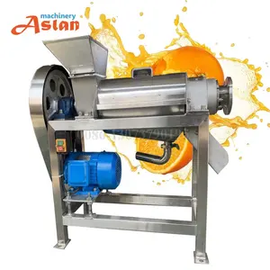 Máquina exprimidora de naranjas Máquina extractora de jugo de frutas de espino amarillo industrial