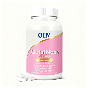 Capsules de <span class=keywords><strong>L</strong></span>-glutathion végétaliennes OEM/ODM avec extrait de <span class=keywords><strong>Mik</strong></span> Thislle supplément de pilule antioxydant de soutien de santé de soins de la peau pour adulte - Product Image 1