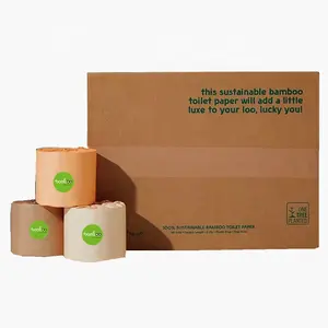 Bamboo Toilet Paper Soft Organic Eco Friendly Certified Oem Custom Cheap 4 3 2 Ply Bamboo Toilet Paper