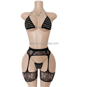 Оптовая продажа: Новинка! Роскошные сексуальные костюмы для экзотических танцев и клубов с камнями, одежда для стриптиза. - Product Image 3