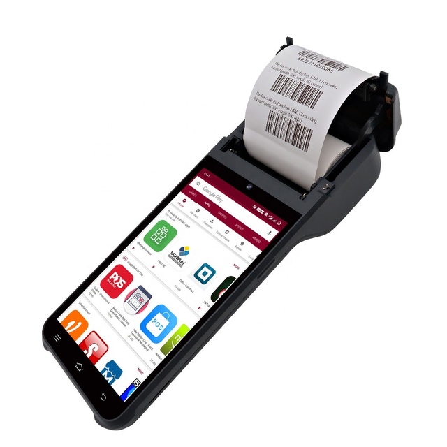 Z92 Android 13 Handheld POS Machine with 5MP Rear Camera for Barcode Scanner 2inch Thermal Printer