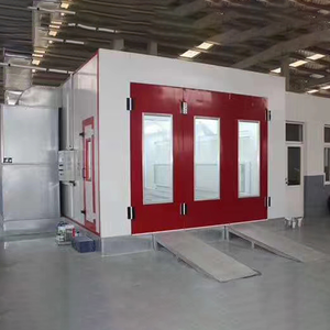 סין חשמל ומערכת חימום דיזל ריסוס צבע תא עם מאוורר פליטה ומסנן הוביל תאורה לשימוש אפייה - Product Image 4