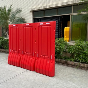 Barrière remplie d'eau en HDPE pour la sécurité routière, barricade aquatique pour la construction routière - Product Image 3