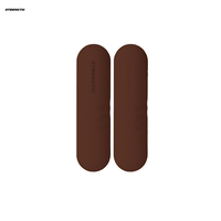 Ensemble d'accessoires de Pilates : haltères en silicone, poids de cheville, anneau de Pilates pour femmes, cercle de Pilates, kit de puissance de Pilates marron chocolat