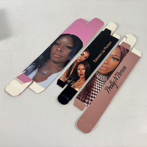 Boîtes cosmétiques noires style Dark Style, emballage en papier long personnalisé avec logo pour les marques <span class=keywords><strong>de</strong></span> gloss et <span class=keywords><strong>de</strong></span> maquillage - Product Image 4