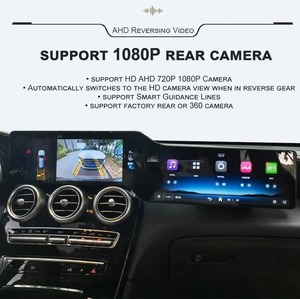 Écran double 25 pouces pour <span class=keywords><strong>Mercedes</strong></span> Benz Classe C <span class=keywords><strong>GLC</strong></span> 2015-2022, Carplay sans fil, Navi GPS, Android 15, Bluetooth, autoradio stéréo QLED - Product Image 6