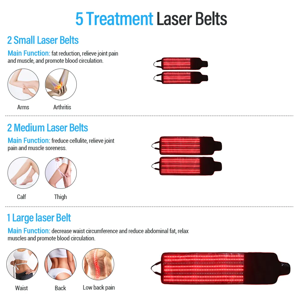 635 940nm Contour Light 5D Corps Minceur Soulagement De La Douleur lipo minceur rouge infrarouge corps remodelage led thérapie machine
