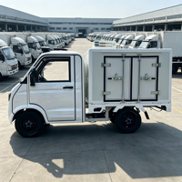 Camion frigorifique électrique personnalisable, véhicule de chaîne du froid fermé, unité de réfrigération, usage commercial, moteur 1500W