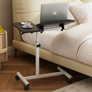 <span class=keywords><strong>Mesa</strong></span> Plegable Moderna de Metal <span class=keywords><strong>para</strong></span> Portátil y Escritorio Ajustable <span class=keywords><strong>para</strong></span> Dormitorio, Eleva tu Espacio de Vida - Product Image 5