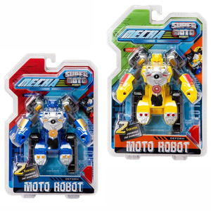 Motocicleta Transformar <span class=keywords><strong>Robot</strong></span> Juguete 2 EN 1 Cambiable Coche <span class=keywords><strong>Robot</strong></span> DIY Coche Deformación <span class=keywords><strong>Robot</strong></span> - Product Image 3