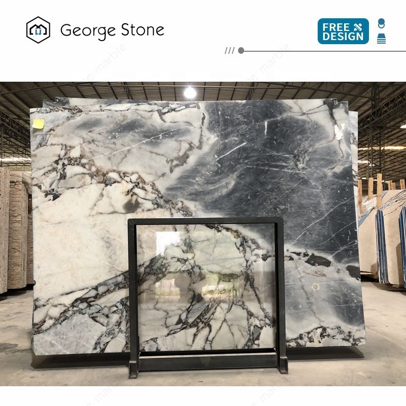 Природный полированный Титаник Storm мрамор натурального мрамора плиты для украшения стены M-DB10X